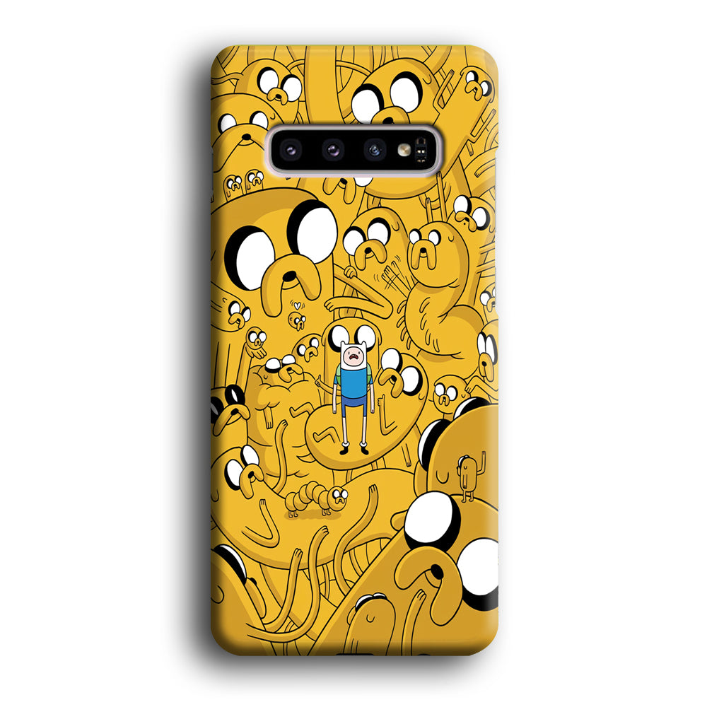 Finn and Jake Doodle Samsung Galaxy S10 Plus Case