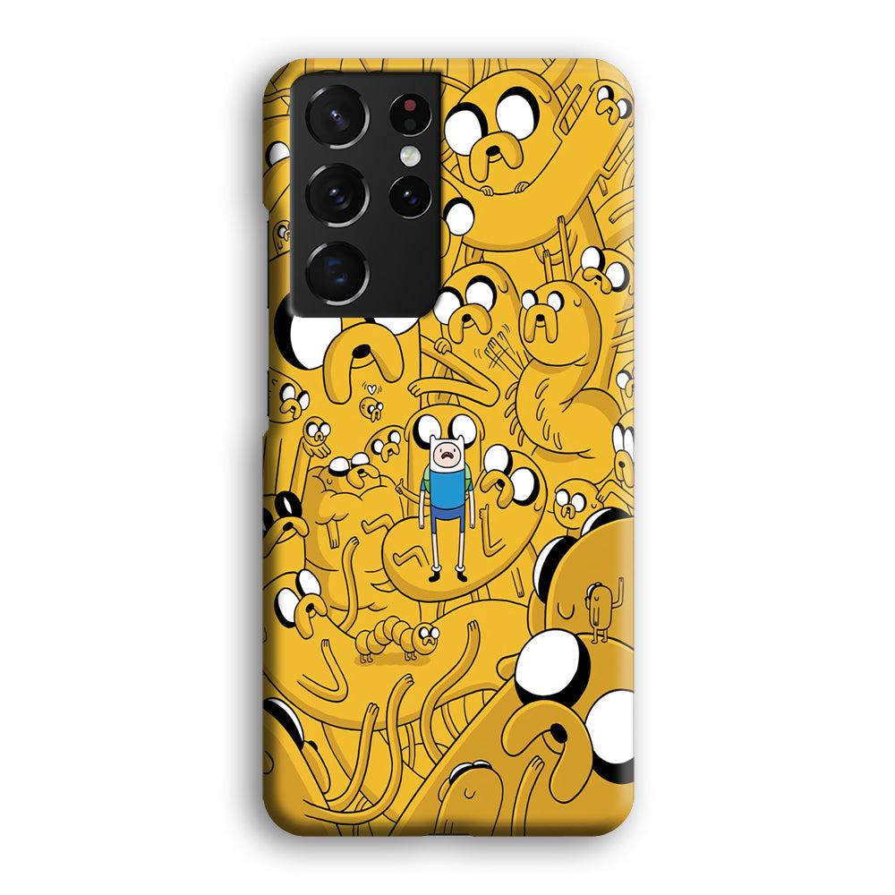 Finn and Jake Doodle Samsung Galaxy S23 Ultra Case-Phone Case-3D Case-Altracase