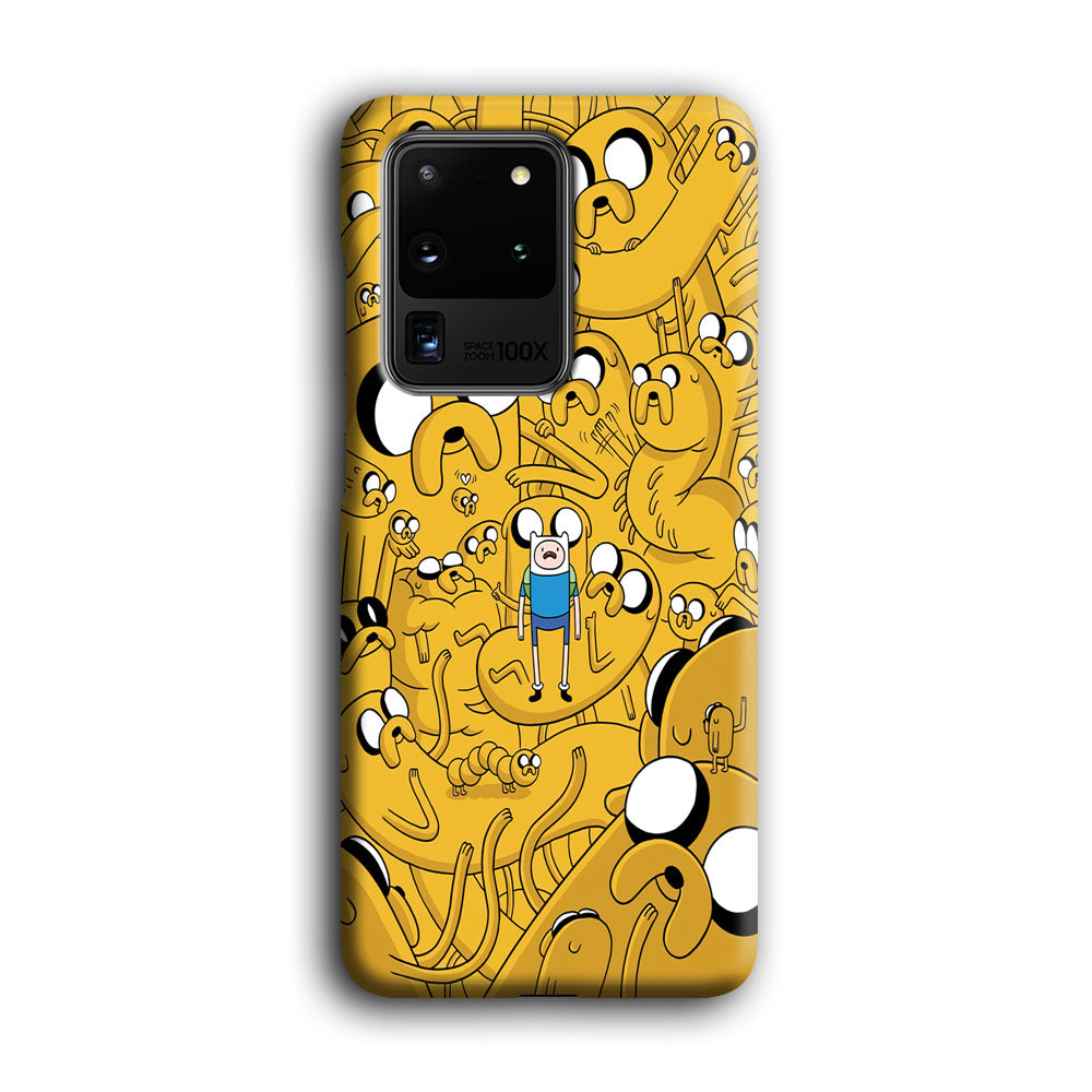 Finn and Jake Doodle Samsung Galaxy S20 Ultra Case