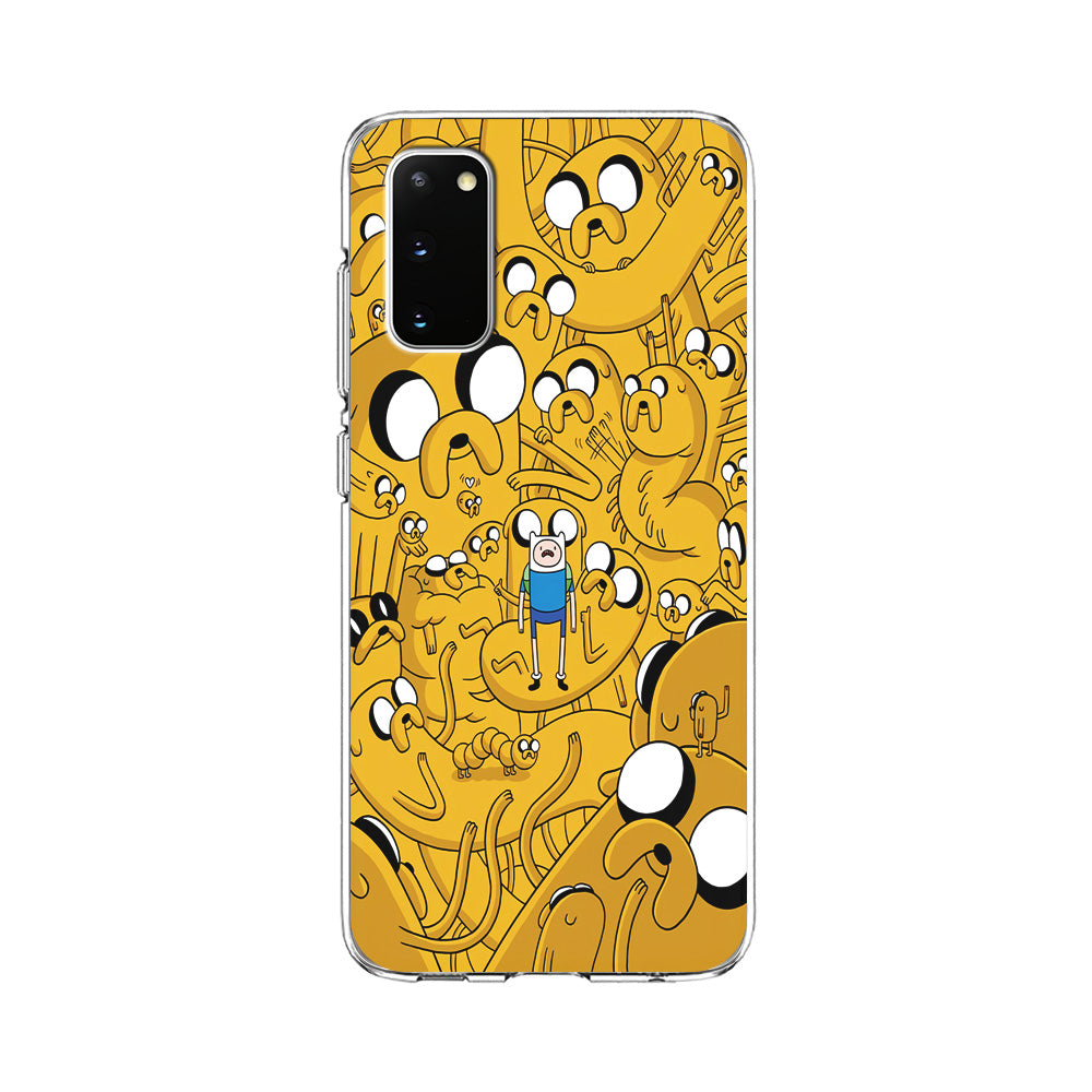 Finn and Jake Doodle Samsung Galaxy S20 Case