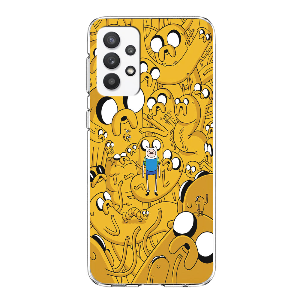 Finn and Jake Doodle Samsung Galaxy A32 Case