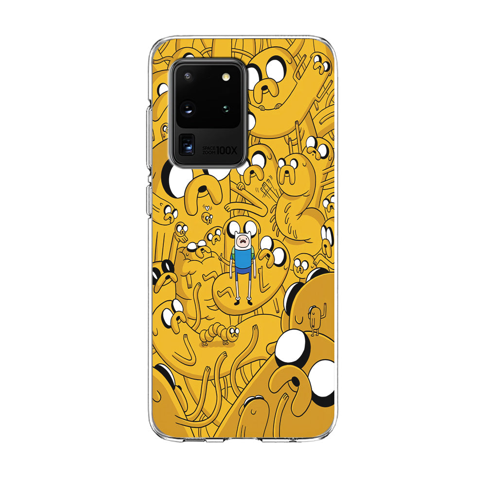 Finn and Jake Doodle Samsung Galaxy S20 Ultra Case