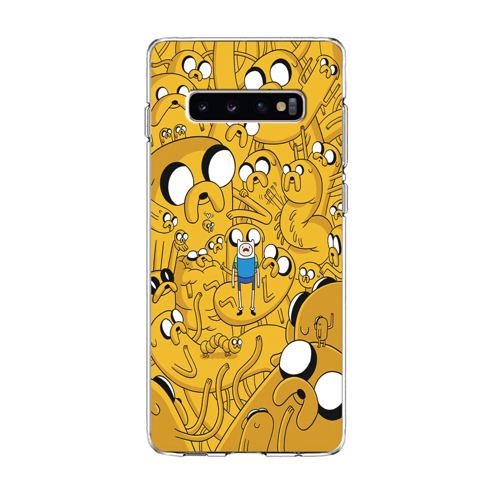 Finn and Jake Doodle Samsung Galaxy S10 Case