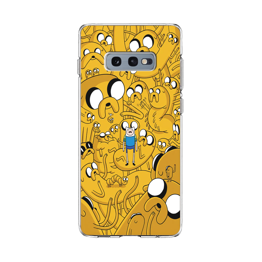 Finn and Jake Doodle Samsung Galaxy S10E Case