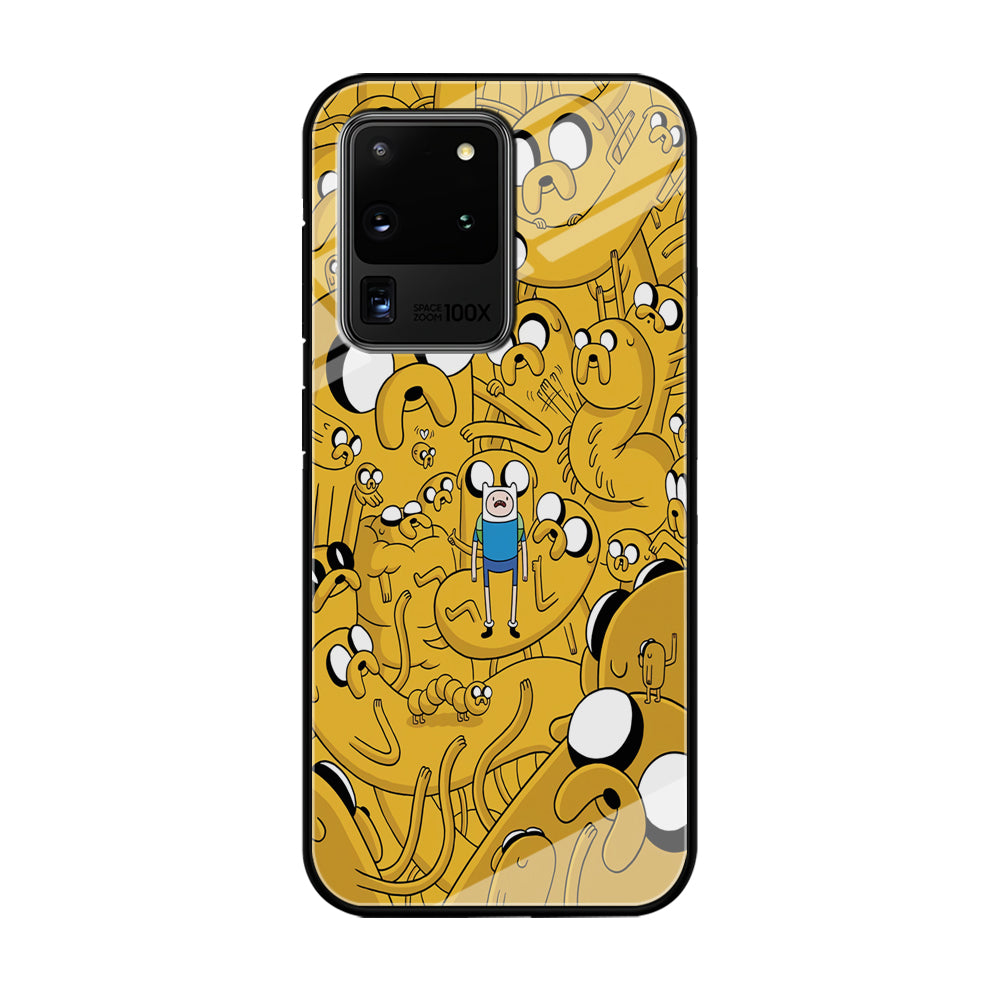 Finn and Jake Doodle Samsung Galaxy S20 Ultra Case