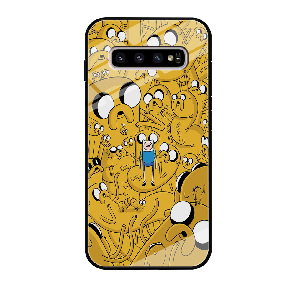 Finn and Jake Doodle Samsung Galaxy S10 Case