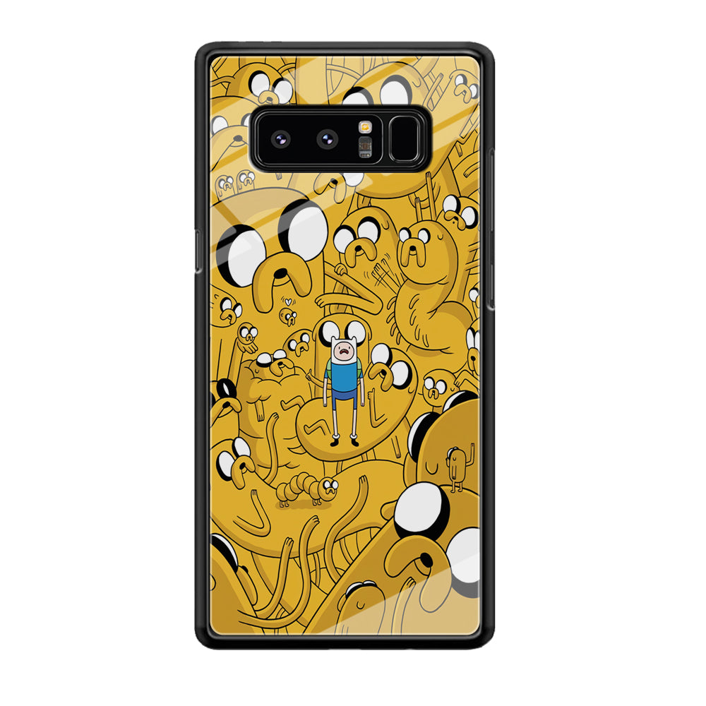 Finn and Jake Doodle Samsung Galaxy Note 8 Case