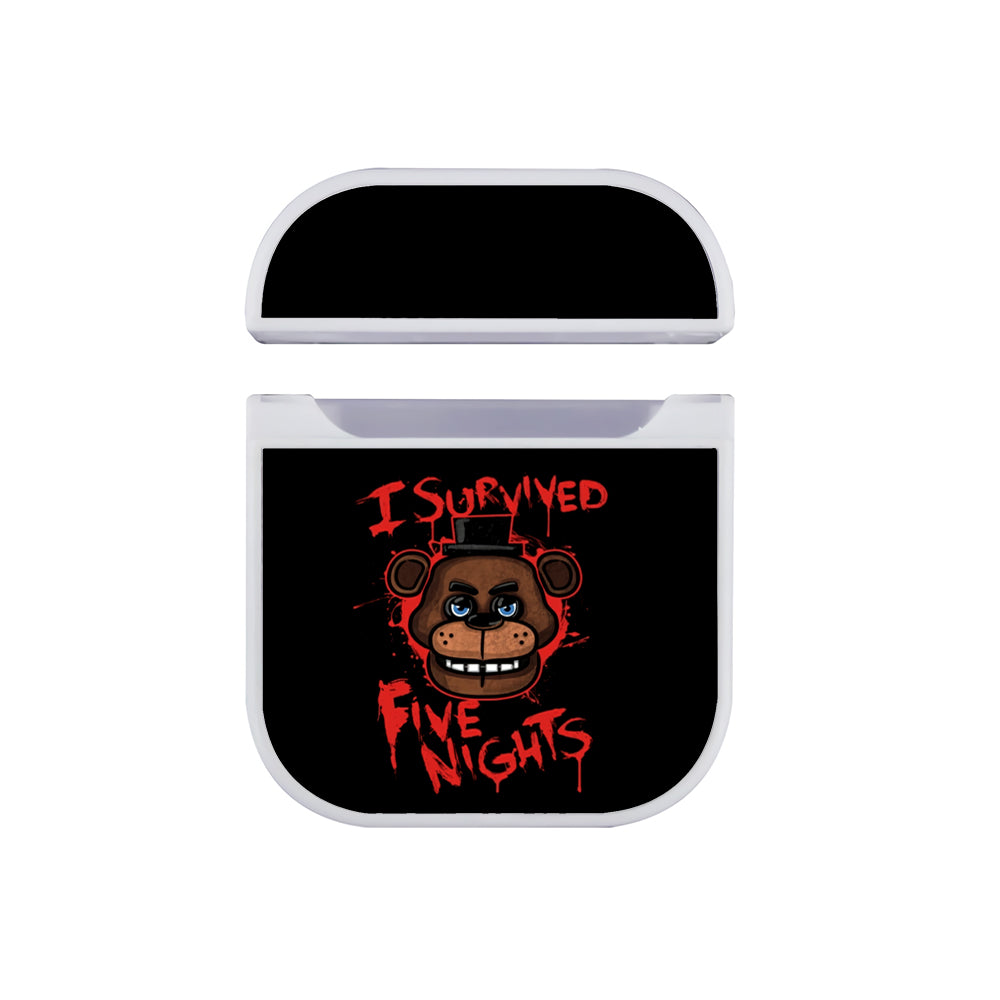 Five Nights at Freddy's I Survived Apple AirPods Case-AirPod Case-White-Altracase