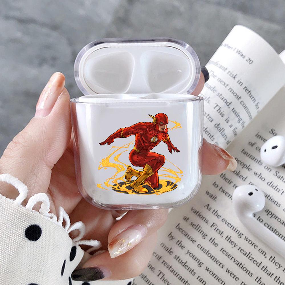 Flash Comic Hard Plastic Protective Clear Case Cover For Apple Airpods-AirPod Case-Altracase