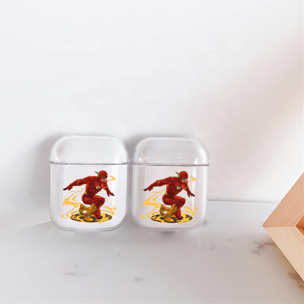 Flash Comic Hard Plastic Protective Clear Case Cover For Apple Airpods-AirPod Case-Altracase