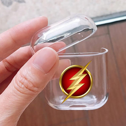 Flash Symbol Emblem Hard Plastic Protective Clear Case Cover For Apple Airpods-AirPod Case-Altracase