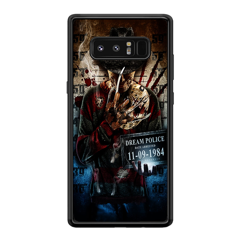 Freddy Krueger Art Poster Samsung Galaxy Note 8 Case