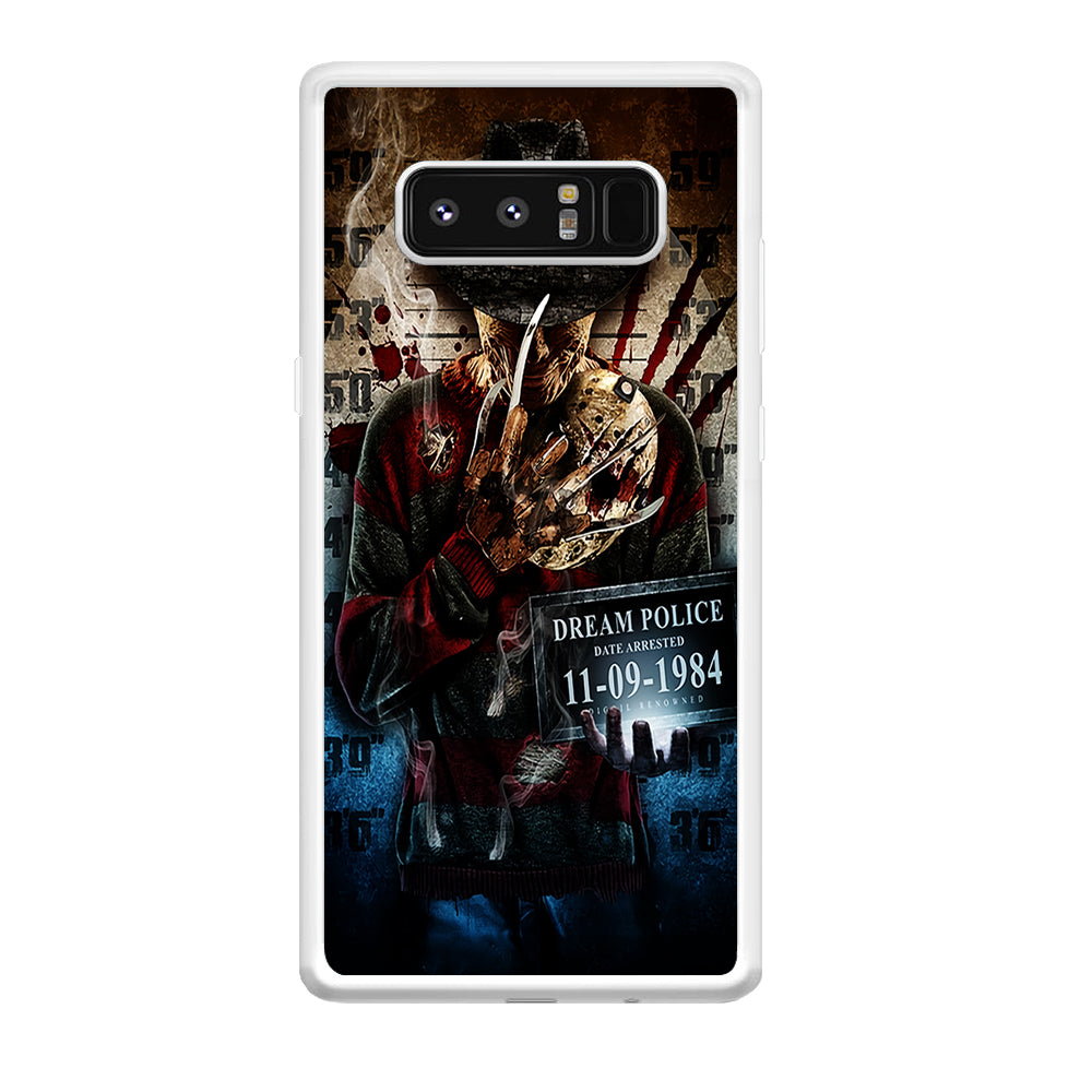 Freddy Krueger Art Poster Samsung Galaxy Note 8 Case