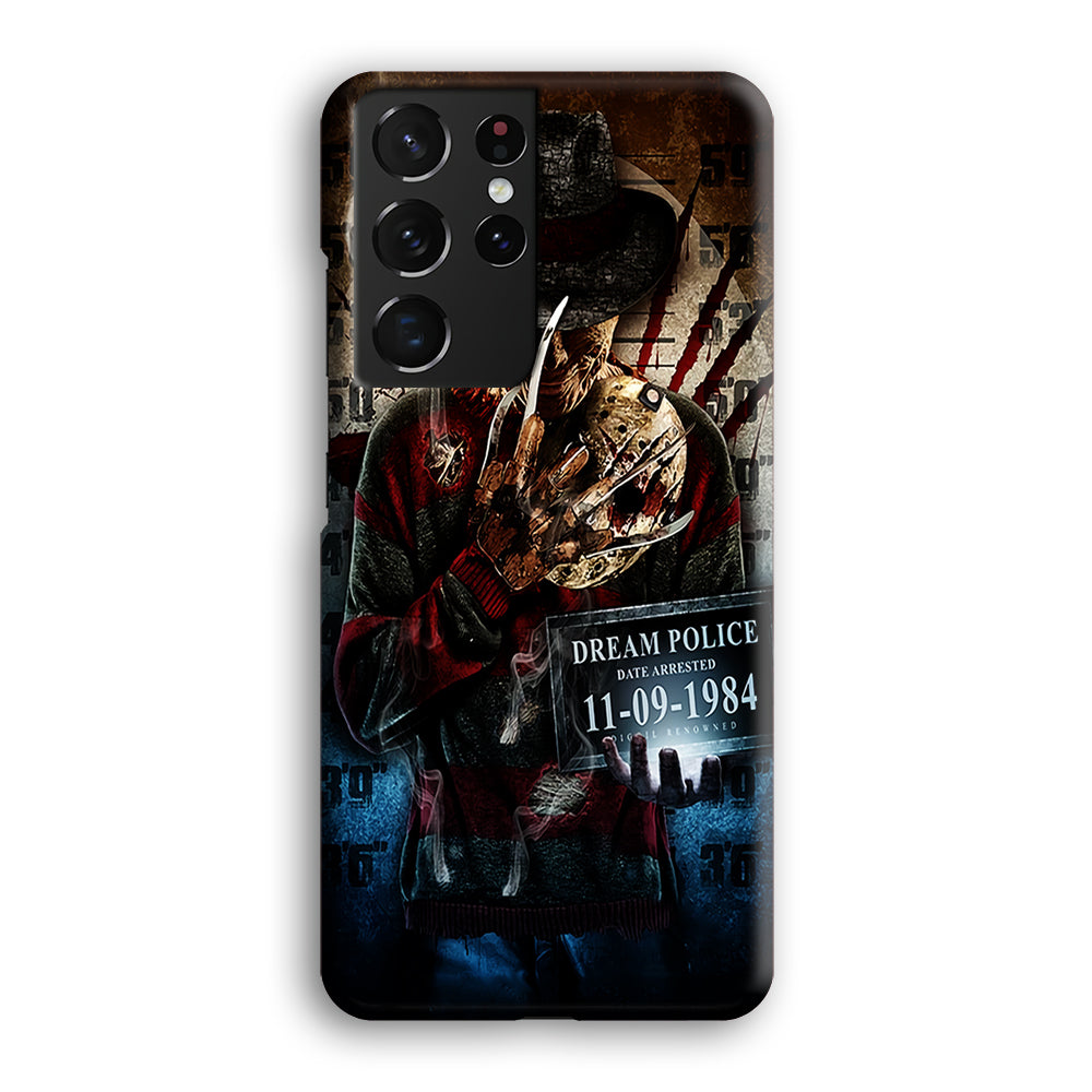 Freddy Krueger Art Poster Samsung Galaxy S21 Ultra Case