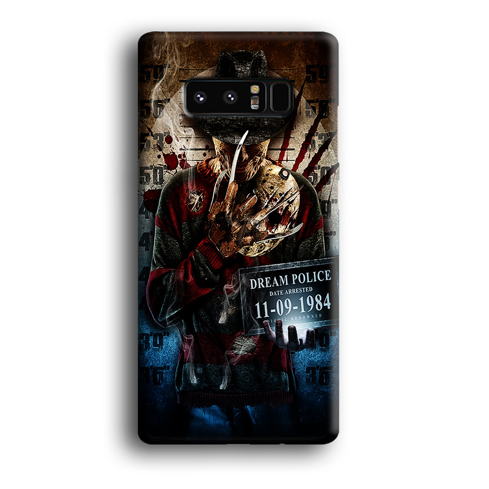 Freddy Krueger Art Poster Samsung Galaxy Note 8 Case