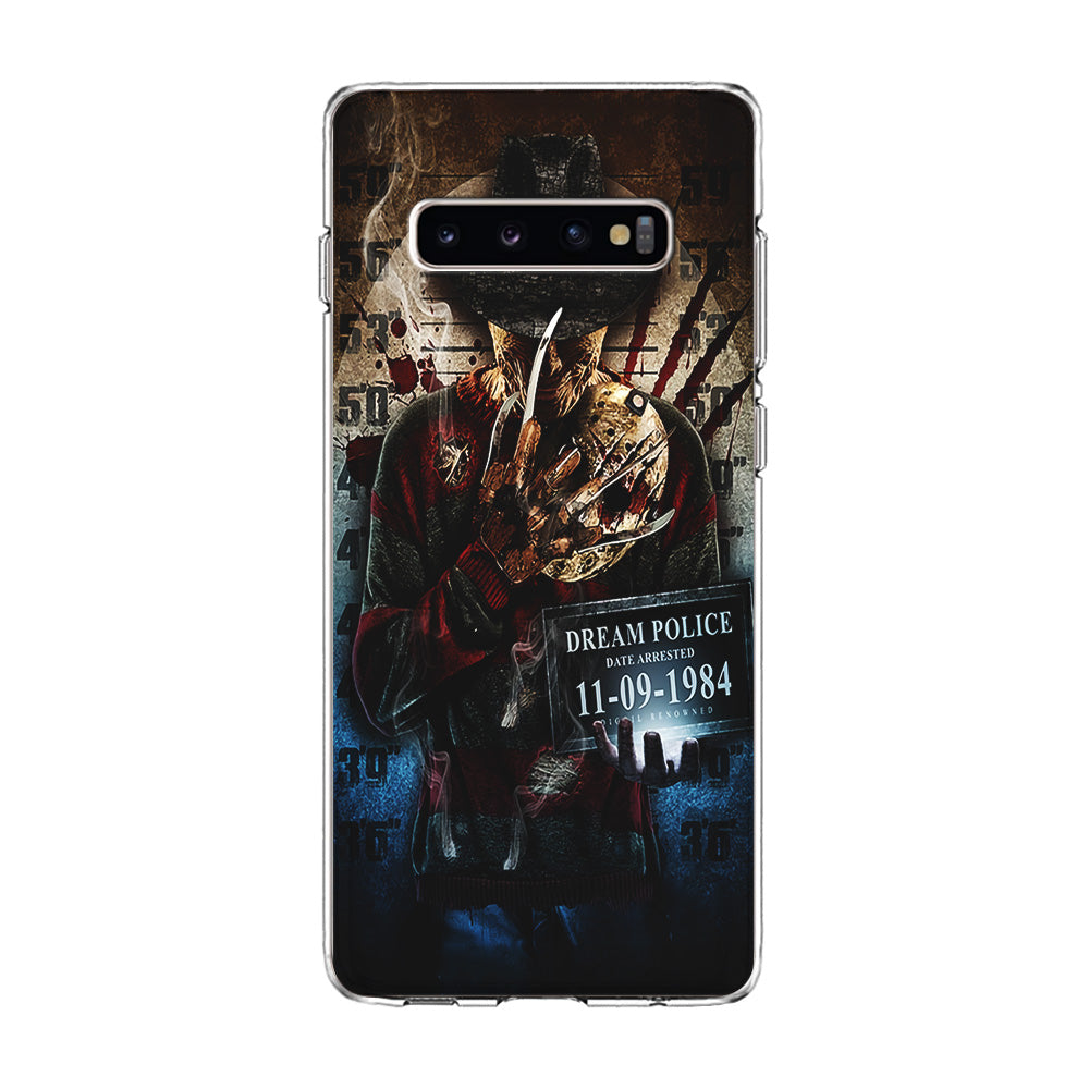 Freddy Krueger Art Poster Samsung Galaxy S10 Case