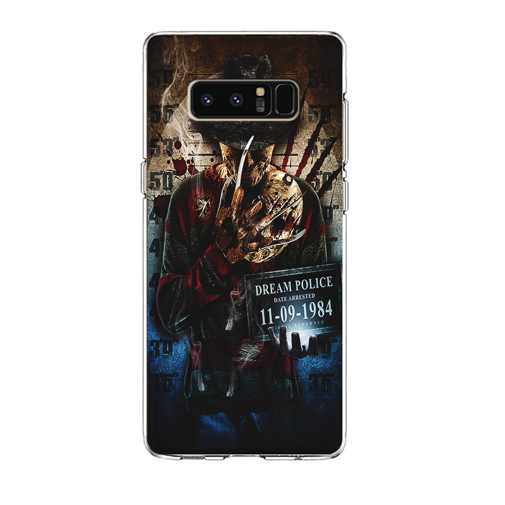 Freddy Krueger Art Poster Samsung Galaxy Note 8 Case