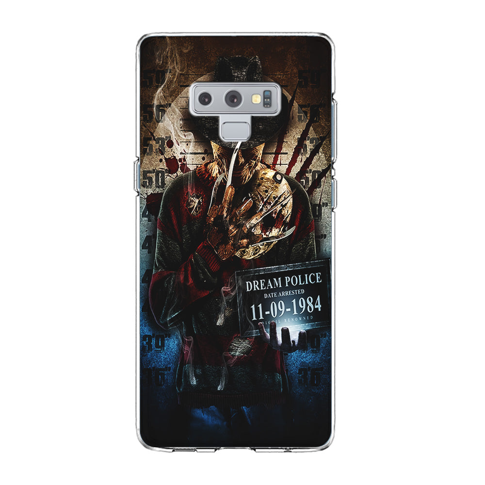 Freddy Krueger Art Poster Samsung Galaxy Note 9 Case