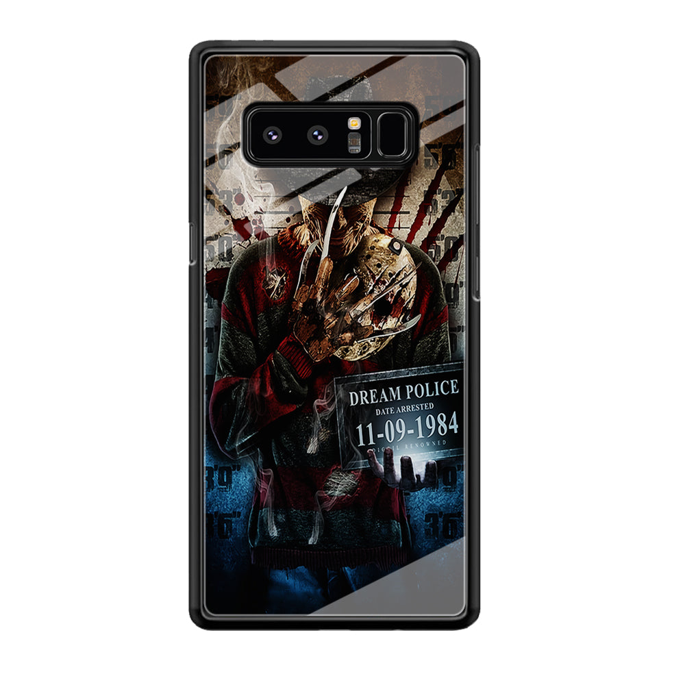 Freddy Krueger Art Poster Samsung Galaxy Note 8 Case