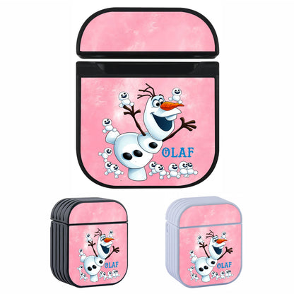 Frozen Olaf Snow Pink Apple AirPods Case-AirPod Case-Altracase