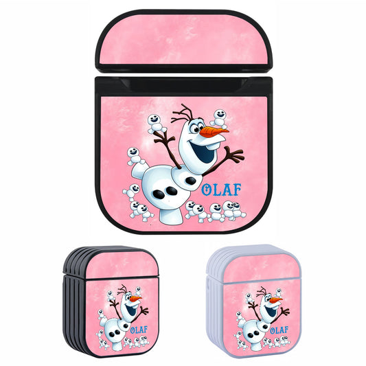 Frozen Olaf Snow Pink Apple AirPods Case-AirPod Case-Altracase