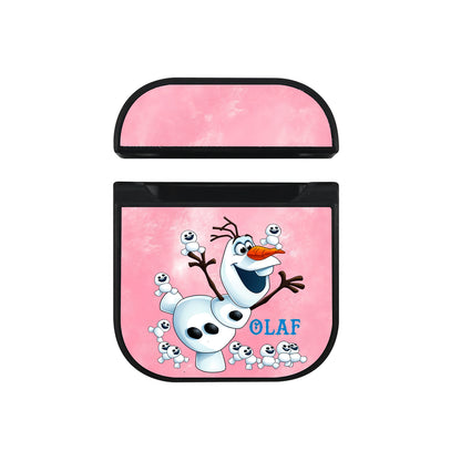 Frozen Olaf Snow Pink Apple AirPods Case-AirPod Case-Black-Altracase