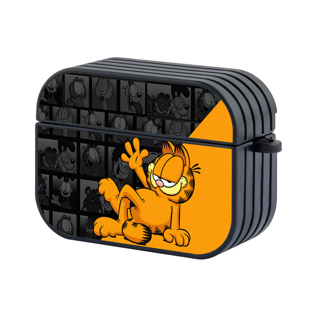 Garfield and Friends Cartoons Hard Plastic Case Cover For Apple Airpods Pro