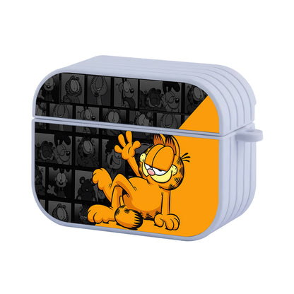 Garfield and Friends Cartoons Hard Plastic Case Cover For Apple Airpods Pro