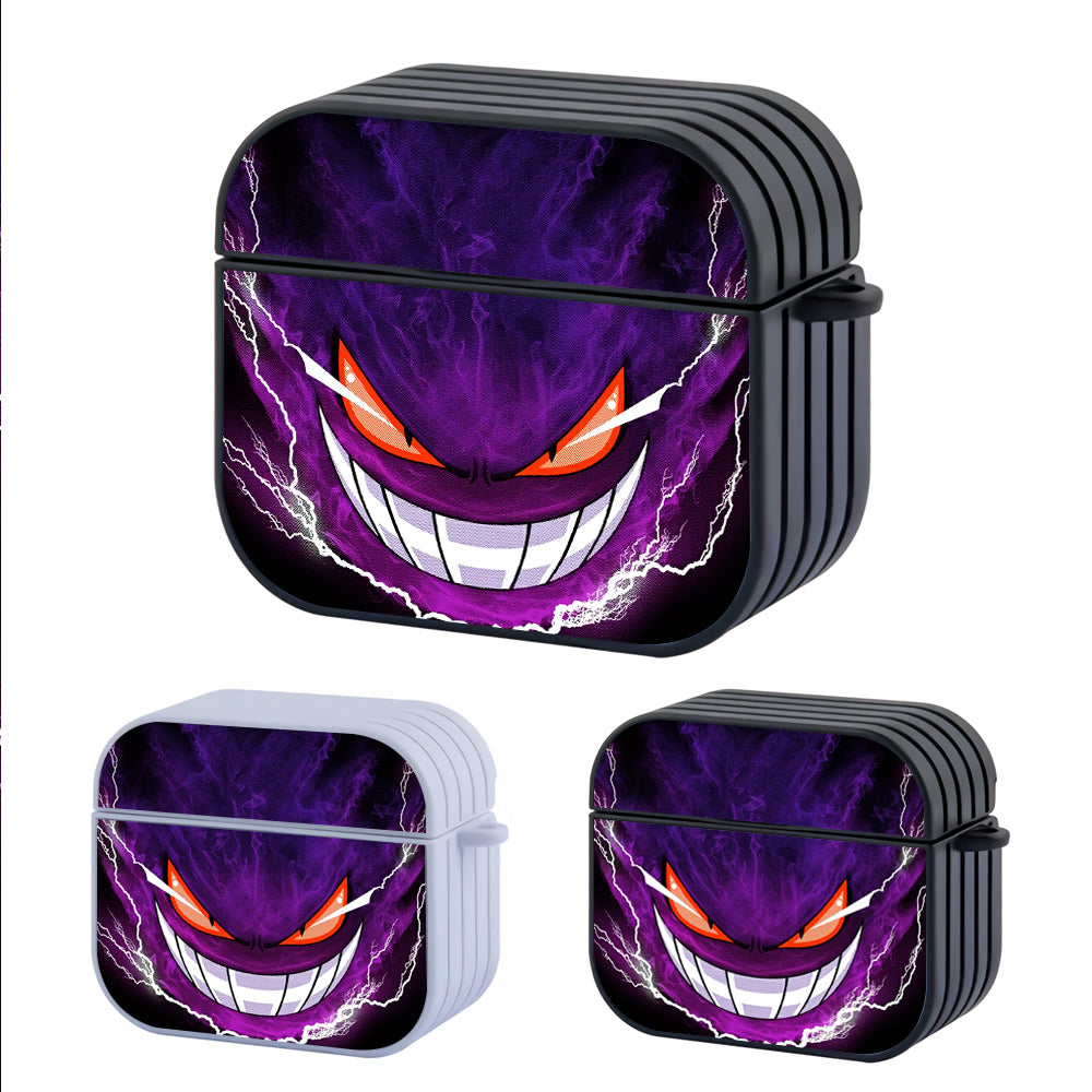 Gengar Ghost Type Pokemon Hard Plastic Case Cover For Apple Airpods 3