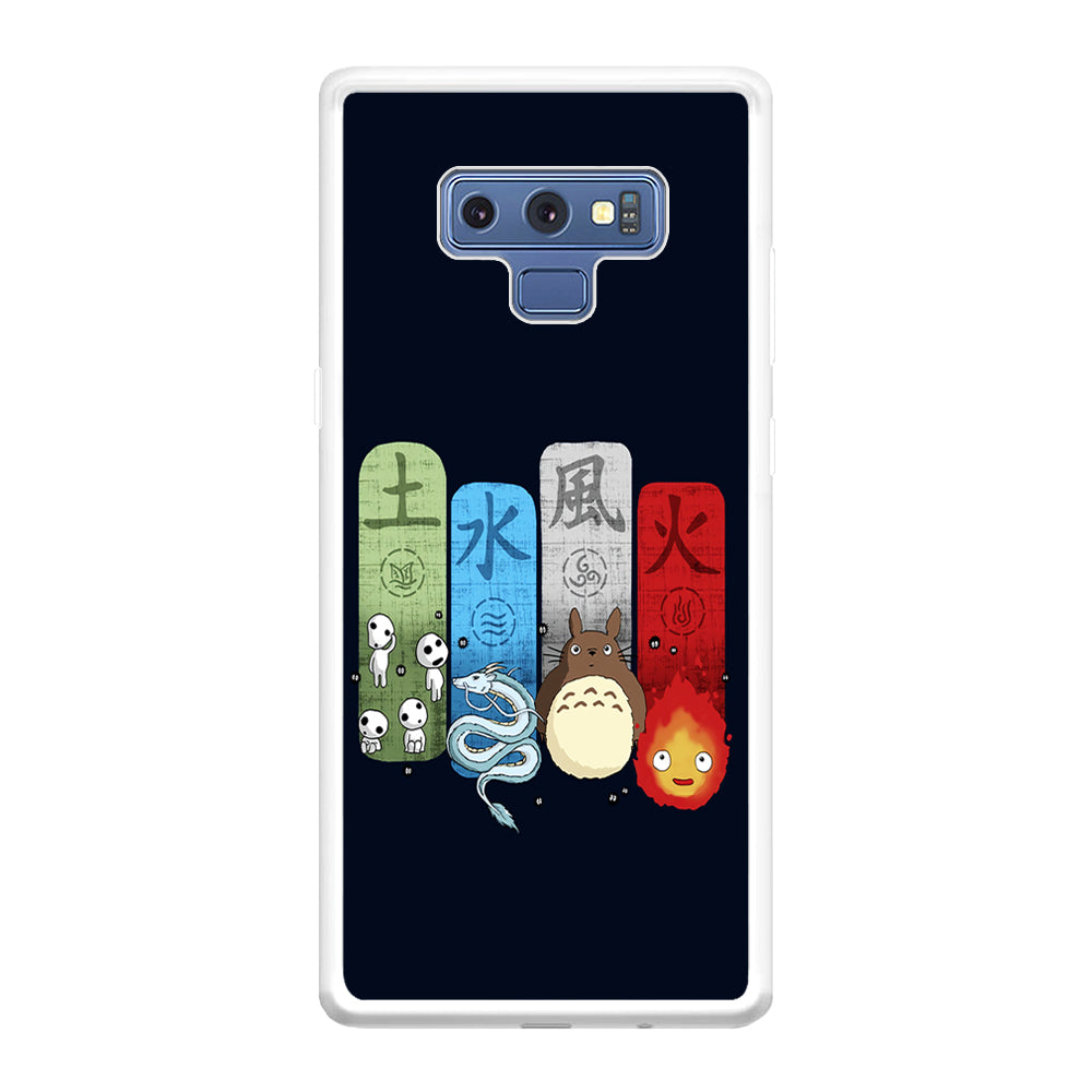 Ghibli Elemental Charms Blue Samsung Galaxy Note 9 Case