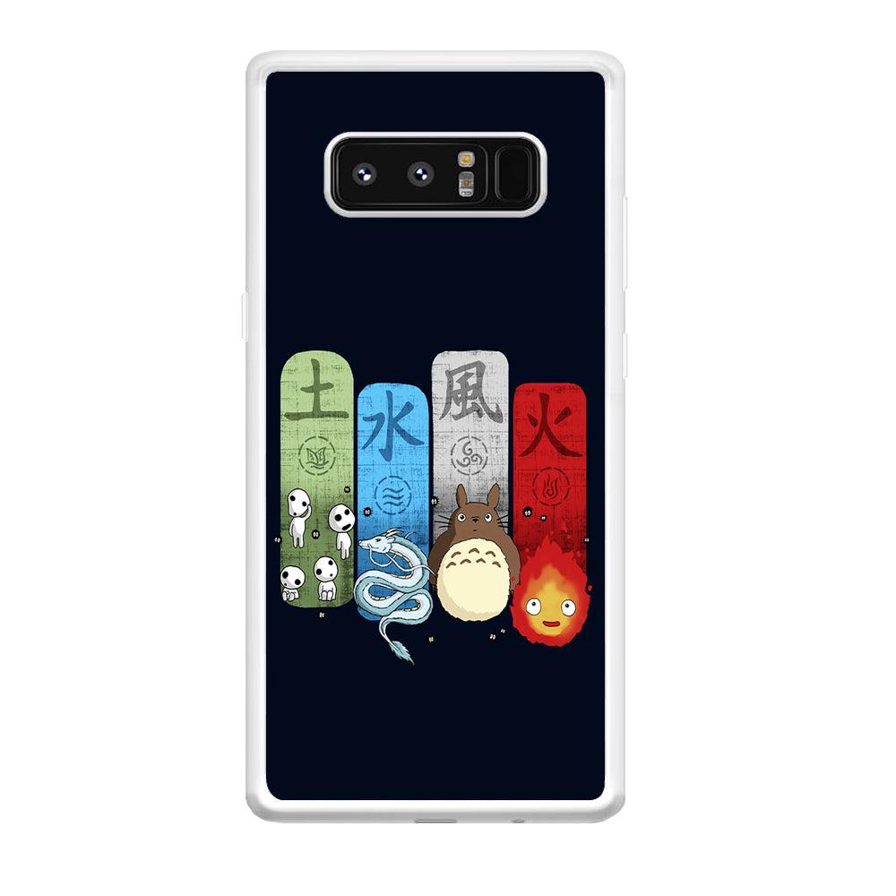 Ghibli Elemental Charms Blue Samsung Galaxy Note 8 Case