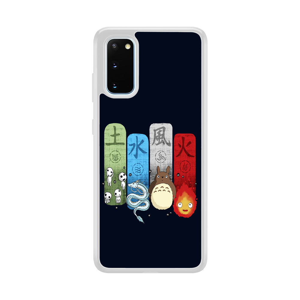 Ghibli Elemental Charms Blue Samsung Galaxy S20 Case