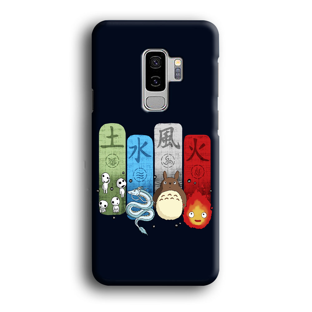 Ghibli Elemental Charms Blue Samsung Galaxy S9 Plus Case