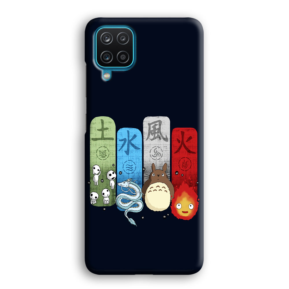 Ghibli Elemental Charms Blue Samsung Galaxy A12 Case