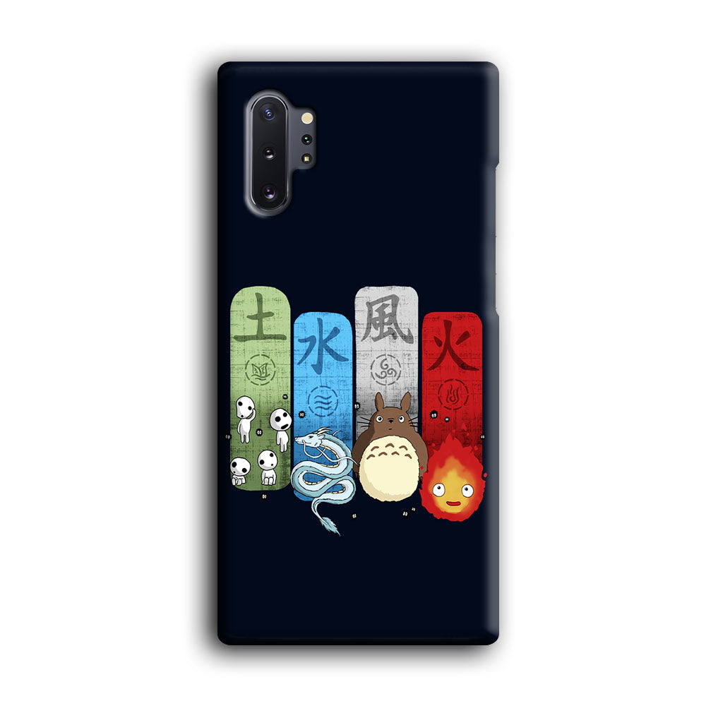 Ghibli Elemental Charms Blue Samsung Galaxy Note 10 Plus Case