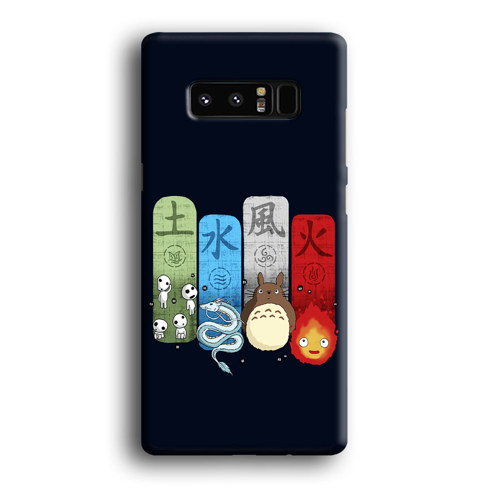 Ghibli Elemental Charms Blue Samsung Galaxy Note 8 Case