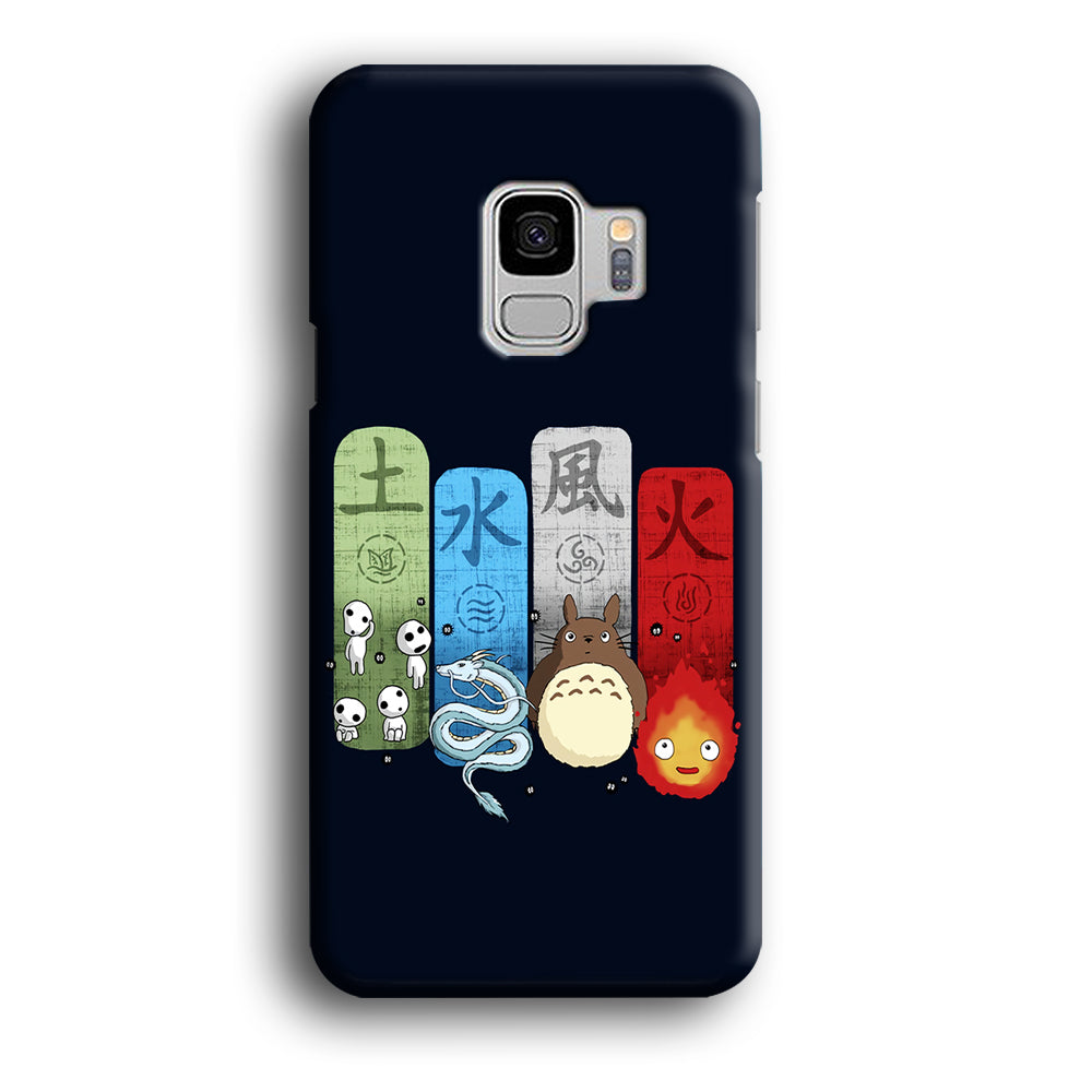 Ghibli Elemental Charms Blue Samsung Galaxy S9 Case