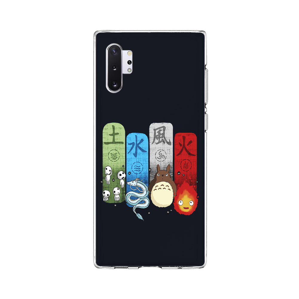 Ghibli Elemental Charms Blue Samsung Galaxy Note 10 Plus Case