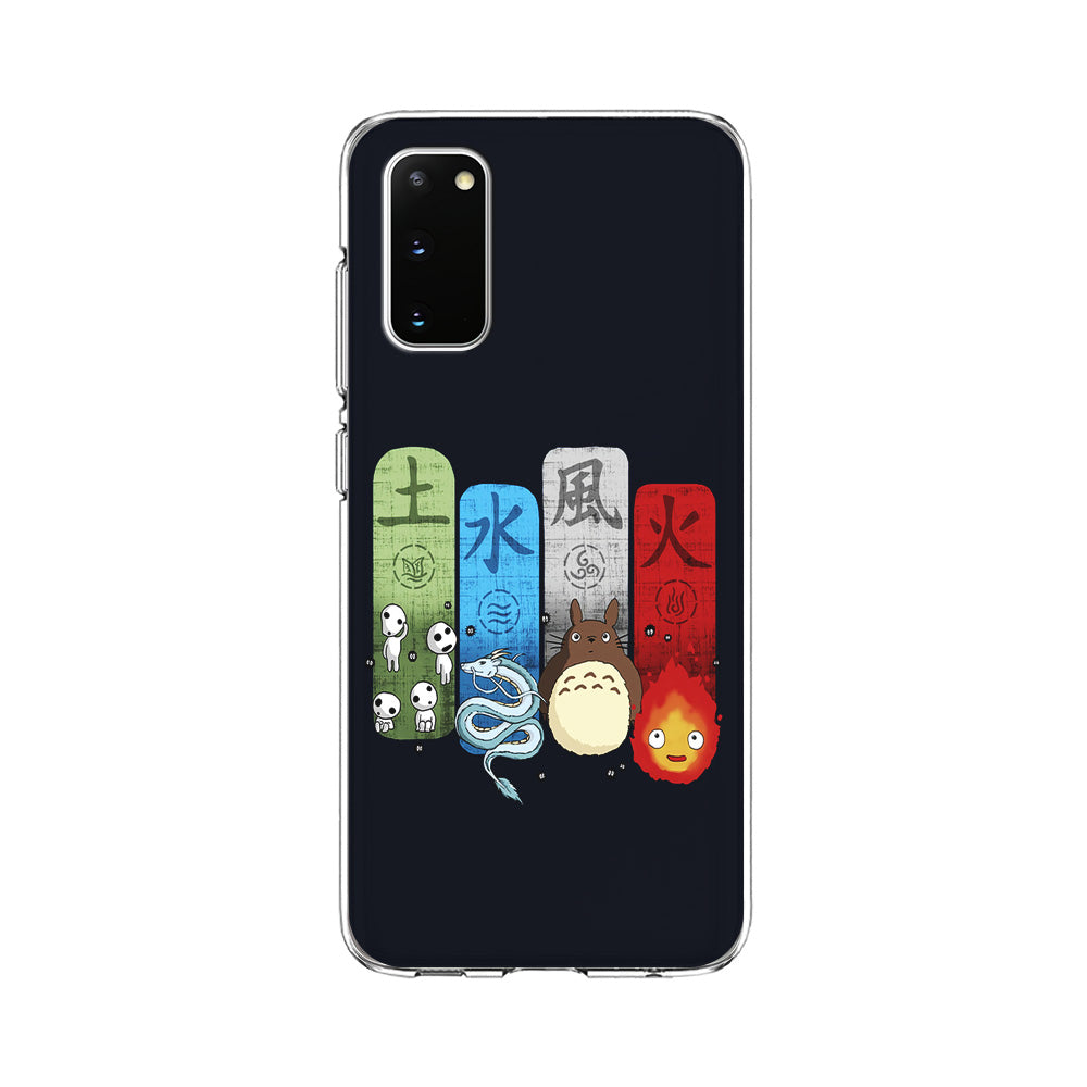 Ghibli Elemental Charms Blue Samsung Galaxy S20 Case