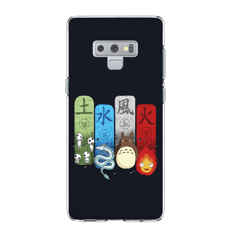 Ghibli Elemental Charms Blue Samsung Galaxy Note 9 Case