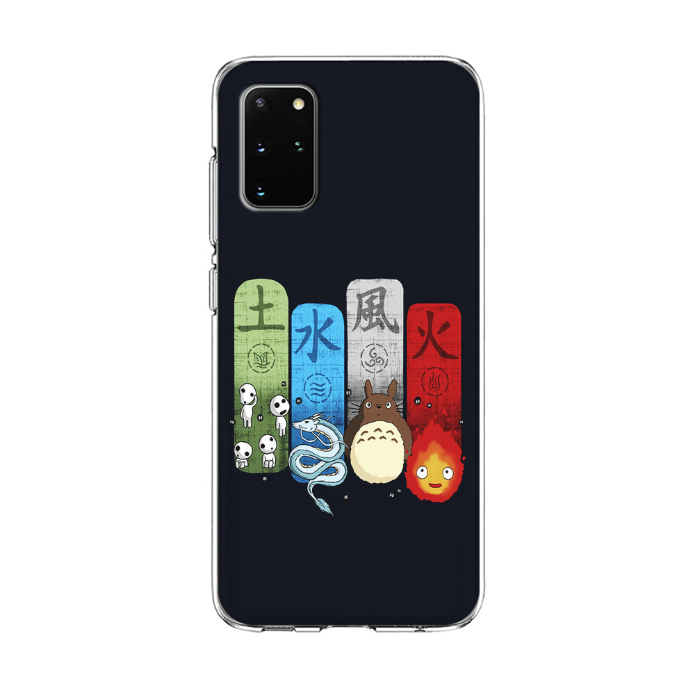 Ghibli Elemental Charms Blue Samsung Galaxy S20 Plus Case