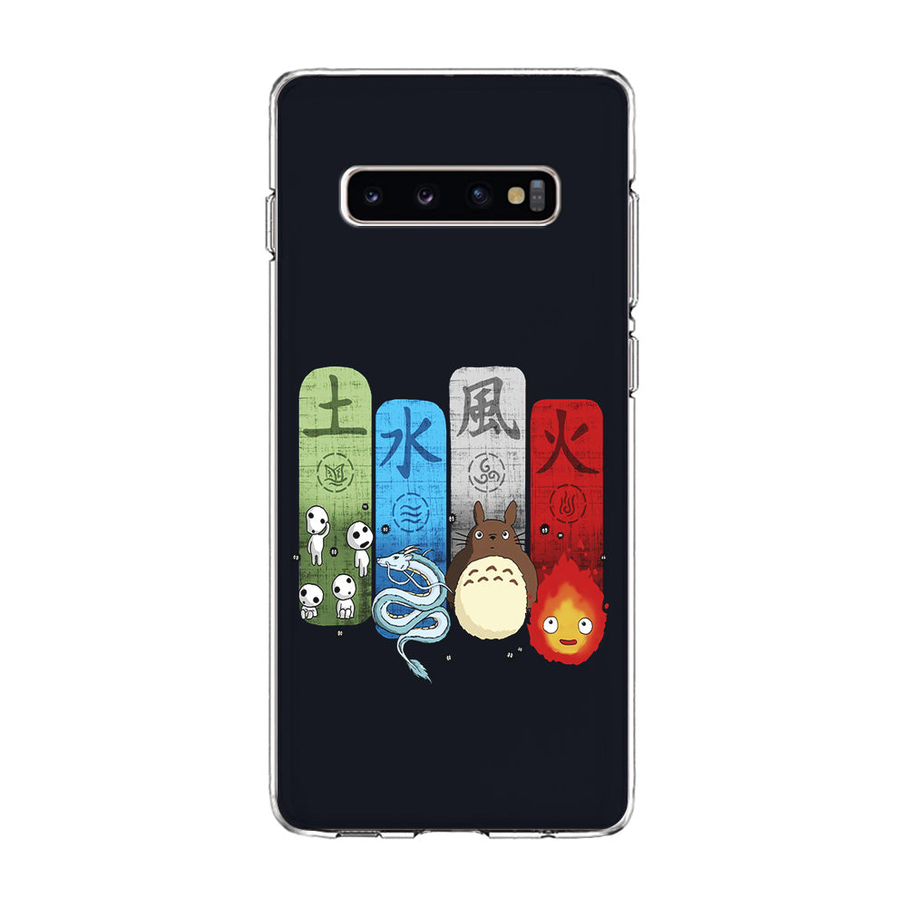 Ghibli Elemental Charms Blue Samsung Galaxy S10 Case