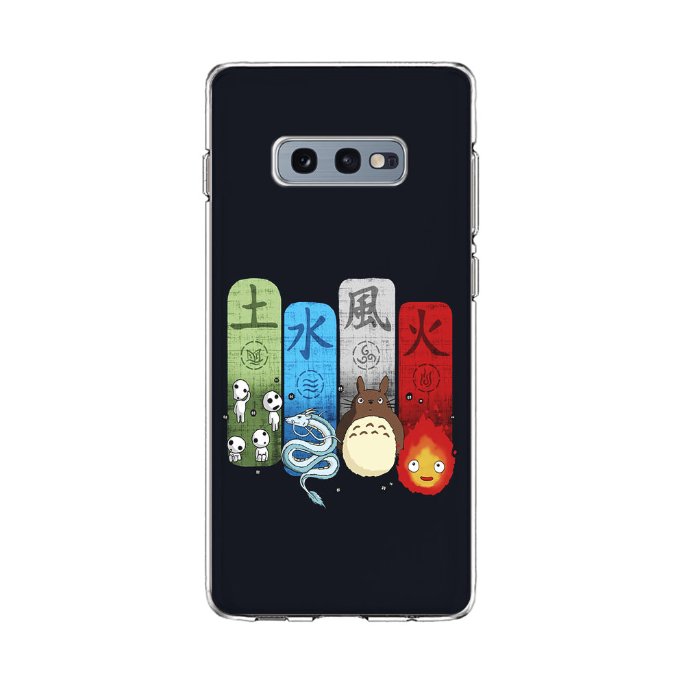 Ghibli Elemental Charms Blue Samsung Galaxy S10E Case