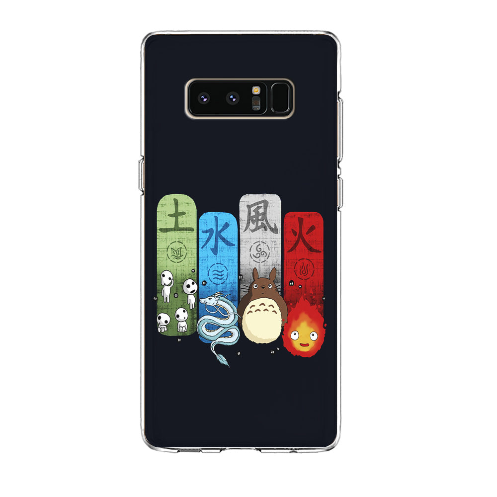 Ghibli Elemental Charms Blue Samsung Galaxy Note 8 Case