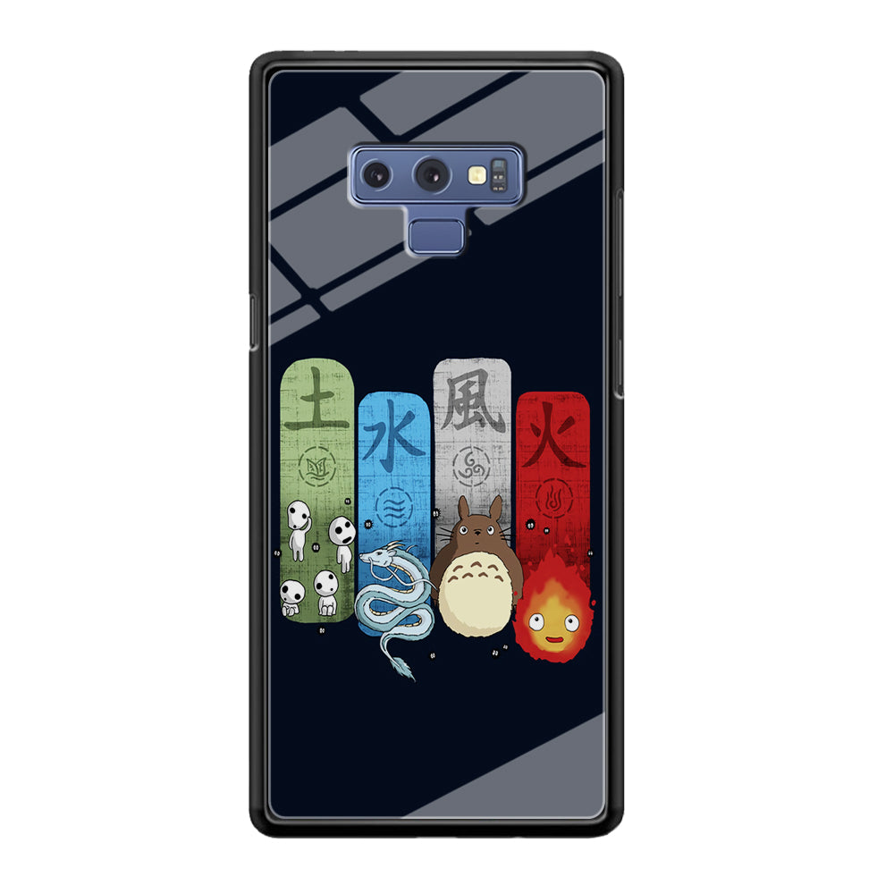 Ghibli Elemental Charms Blue Samsung Galaxy Note 9 Case