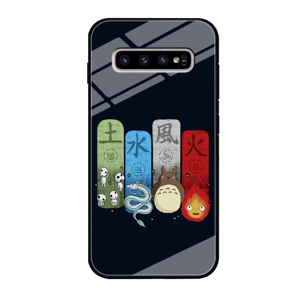 Ghibli Elemental Charms Blue Samsung Galaxy S10 Case