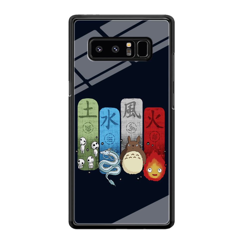 Ghibli Elemental Charms Blue Samsung Galaxy Note 8 Case