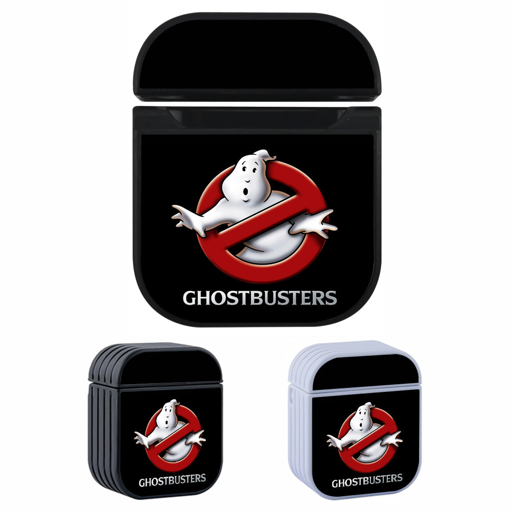 Ghost Busters Logo Hard Plastic Case Cover For Apple Airpods