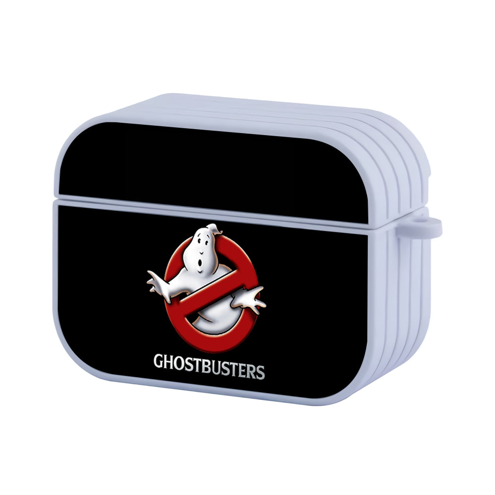 Ghost Busters Logo Black Hard Plastic Case Cover For Apple Airpods Pro