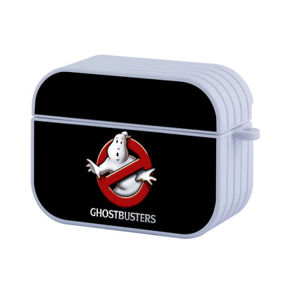 Ghost Busters Logo Black Hard Plastic Case Cover For Apple Airpods Pro